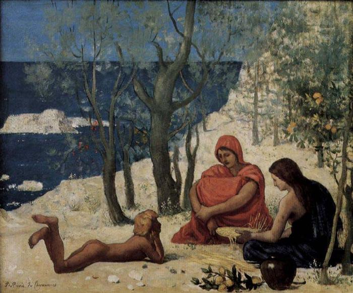 Pierre Puvis de Chavannes The White Rocks china oil painting image